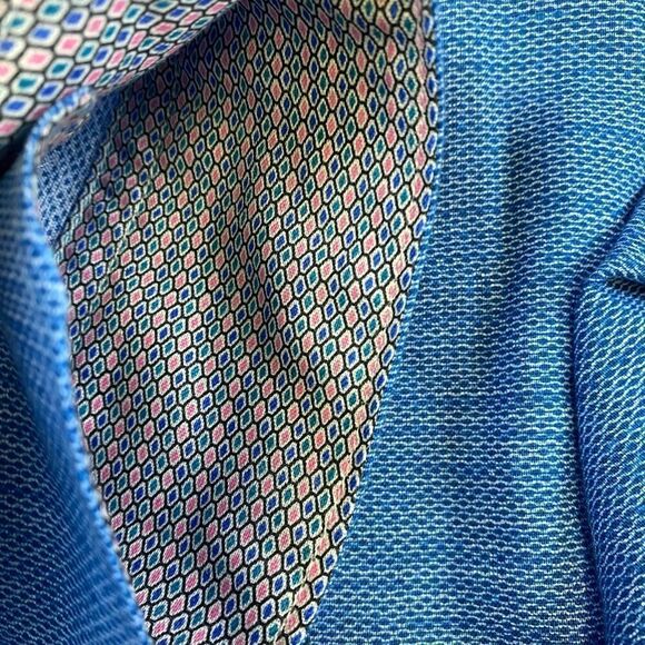 Robert Graham Brixton Blue Classic Fit Button up shirt size 2XL - Picture 8 of 8